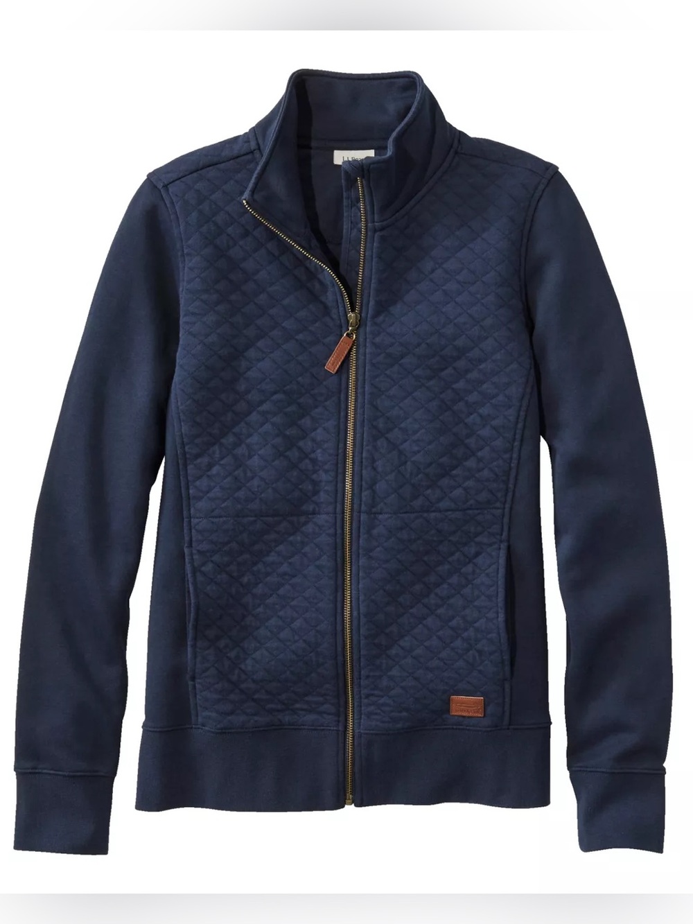 L.L. Bean Women's Quilted Full-Zip Sweatshirt
